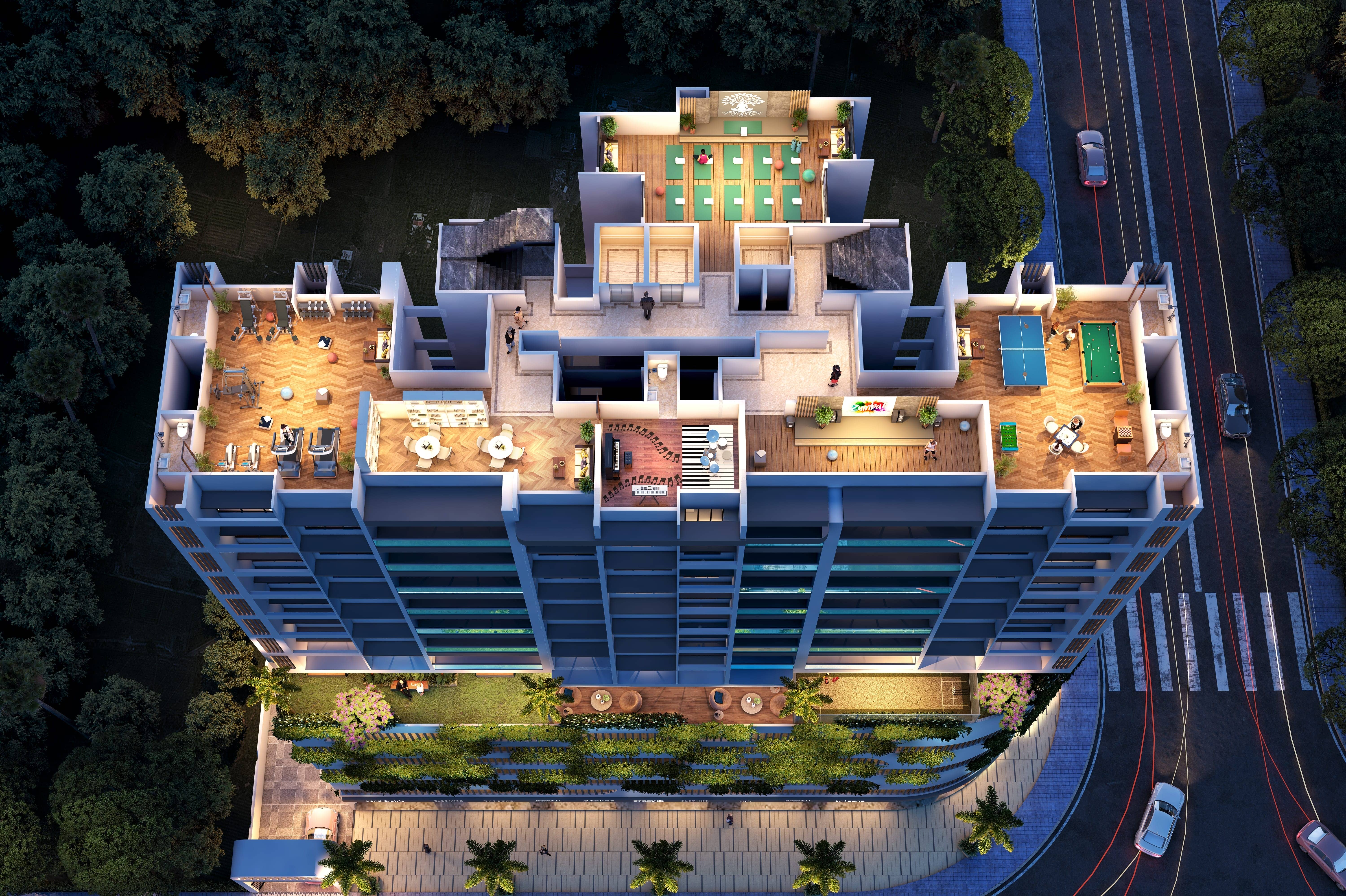 15th Floor Cutsection